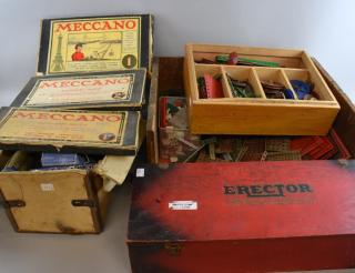 Appraisal: Collection of play worn post-war Meccano to include set no