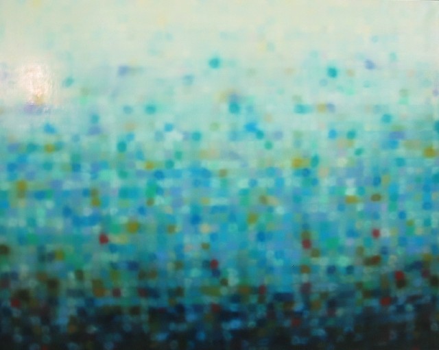 Appraisal: Matthew Johnson born Filtration Sea oil on linen x cm