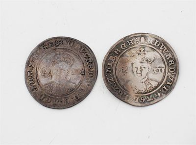 Appraisal: Edward VI - Silver Shillings Fine silver issue - both