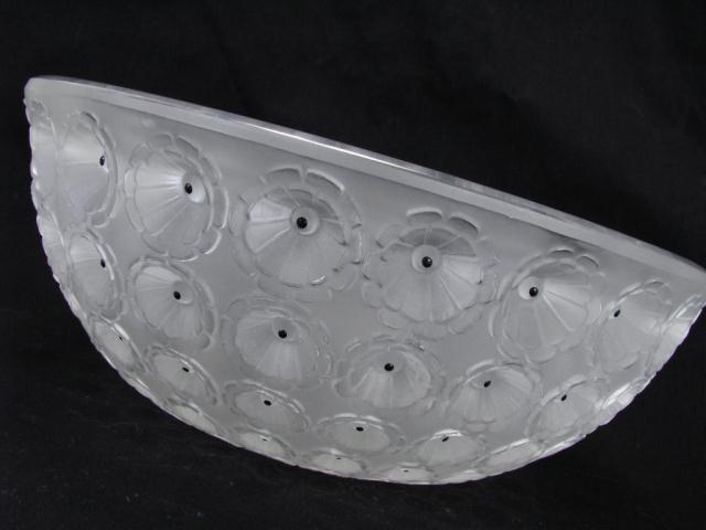 Appraisal: A Lalique France crystal 'Thousand Eye' Nemours bowl '' diameter