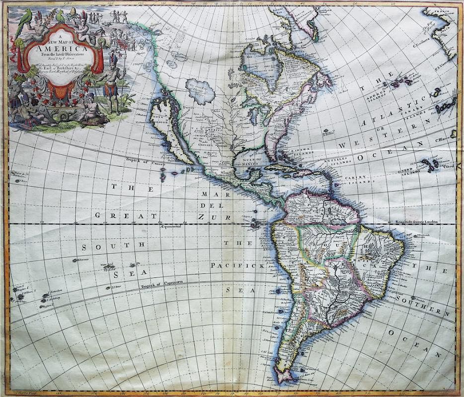 Appraisal: Senex Map of North America A New Map of America