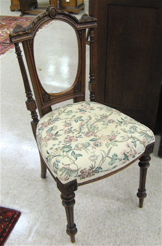 Appraisal: A SET OF FOUR VICTORIAN PARLOR CHAIRS Louis XVI style