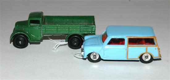 Appraisal: Two Dinky Cars including Dinky No Austin Countryman light blue