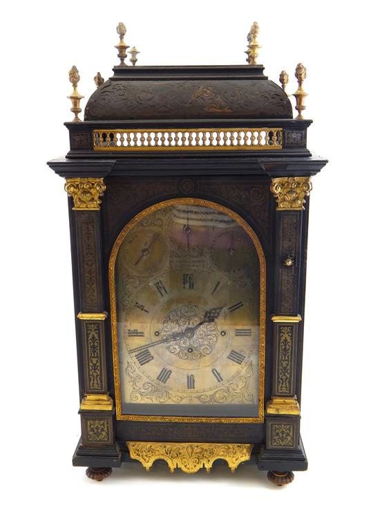 Appraisal: English bracket clock Russell Erwin London circa signed on face