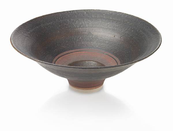 Appraisal: Dame Lucie Rie Austrian - wk Britain footed conical bowl