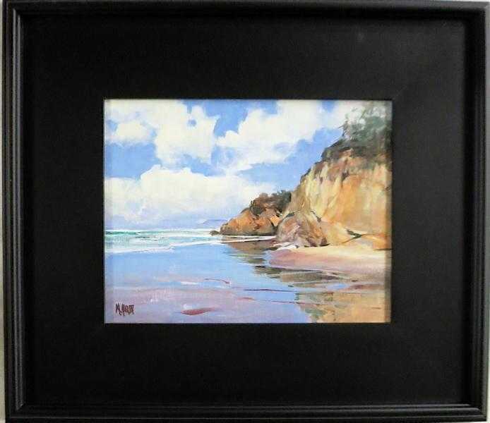 Appraisal: MARIE MARTIN OIL ON CANVAS California Oregon born Cannon Beach