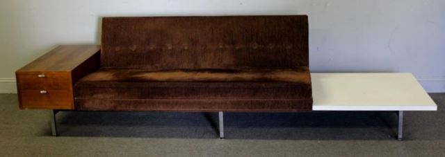 Appraisal: Midcentury George Nelson for Herman Miller Sofa With laminate table