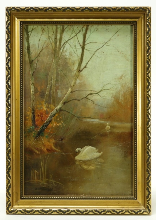 Appraisal: WORTHINGTON WHITTREDGE HUDSON RIVER OP PAINTING United States - Fall