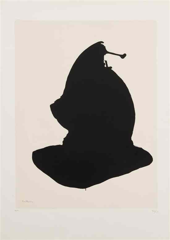 Appraisal: Robert Motherwell American - Africa no from Africa suite serigraph