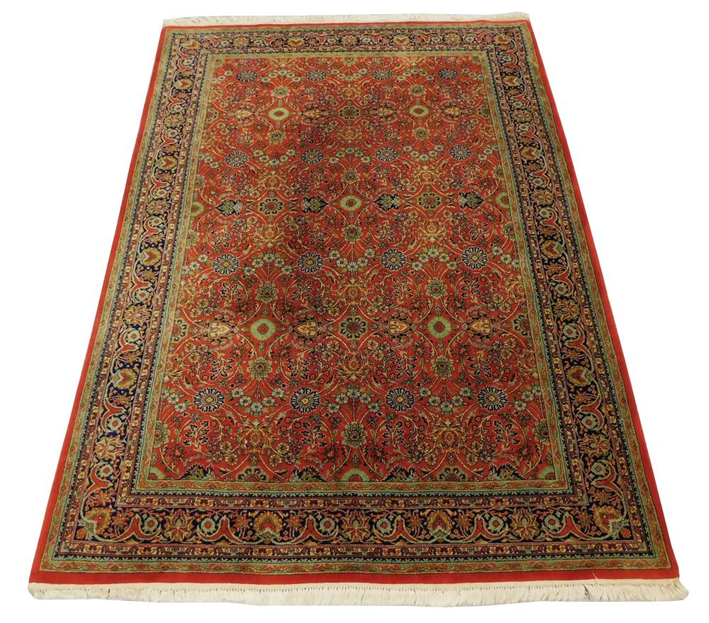 Appraisal: RUG MODERN PERSIAN STYLE CARPET ' X ' WOOL ON