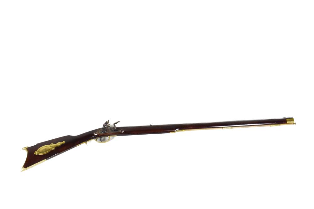 Appraisal: ITALIAN KENTUCKY-JAGER CALIBER RIFLE Serial number Also inscribed For Black