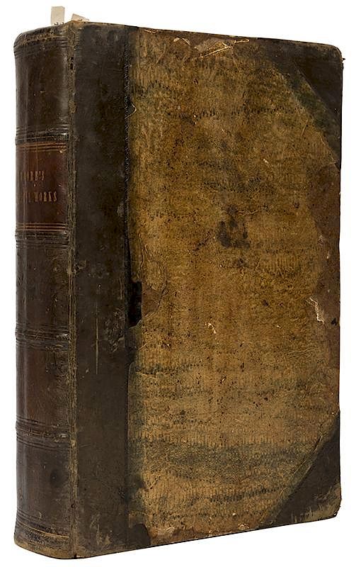 Appraisal: Jefferson Davis Personal Copy of Moore s Poetical Works Civil