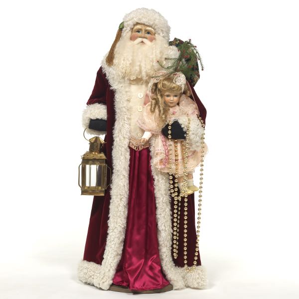 Appraisal: KAREN L HASKELL AMERICAN CONTEMPORARY Limited edition signed Santa Claus