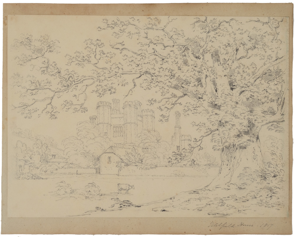 Appraisal: DRAWING ATTRIBUTED TO J M W TURNER FROM THE ESTATE