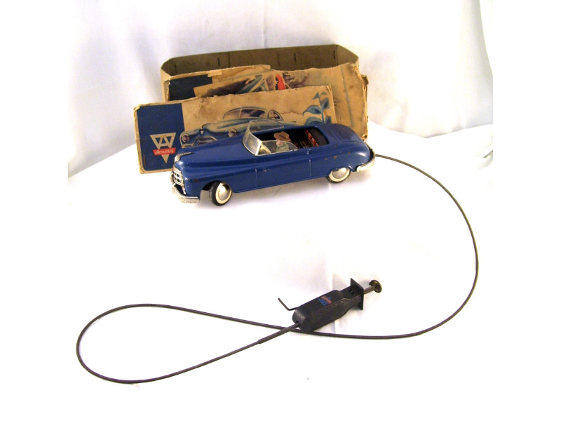 Appraisal: Arnold Cable Action Car Blue painted pressed steel body DBP