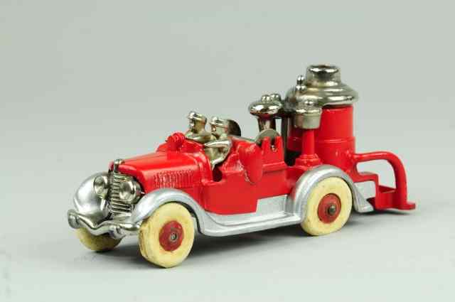 Appraisal: HUBLEY FIRE PUMPER Cast iron painted in red body nickel