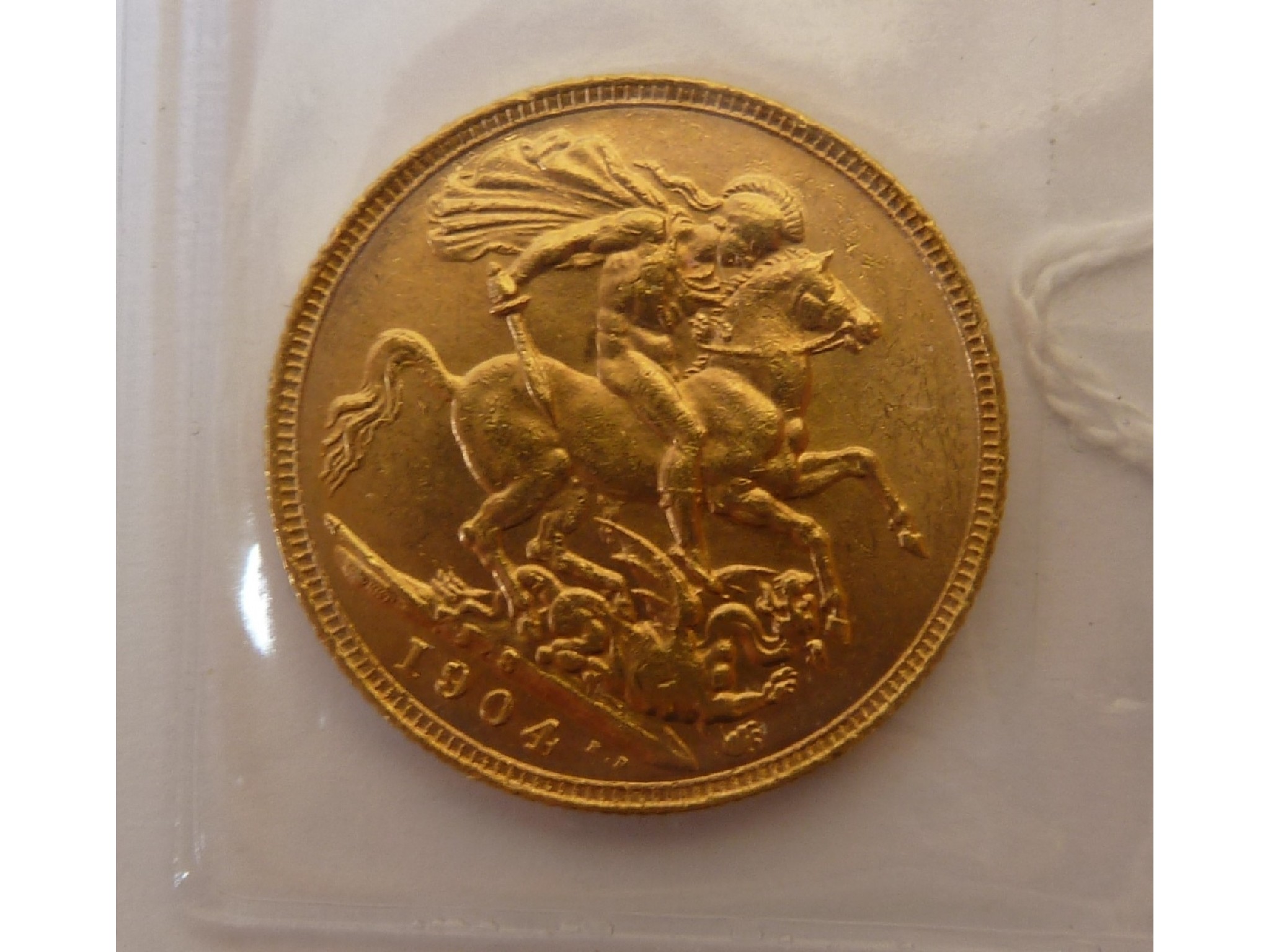 Appraisal: AN EDWARD VII GOLD SOVEREIGN Sydney Mint uncirculated