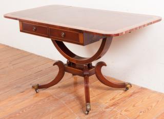 Appraisal: J Zonon Drop Leaf Breakfast Table J Zonon mahogany drop