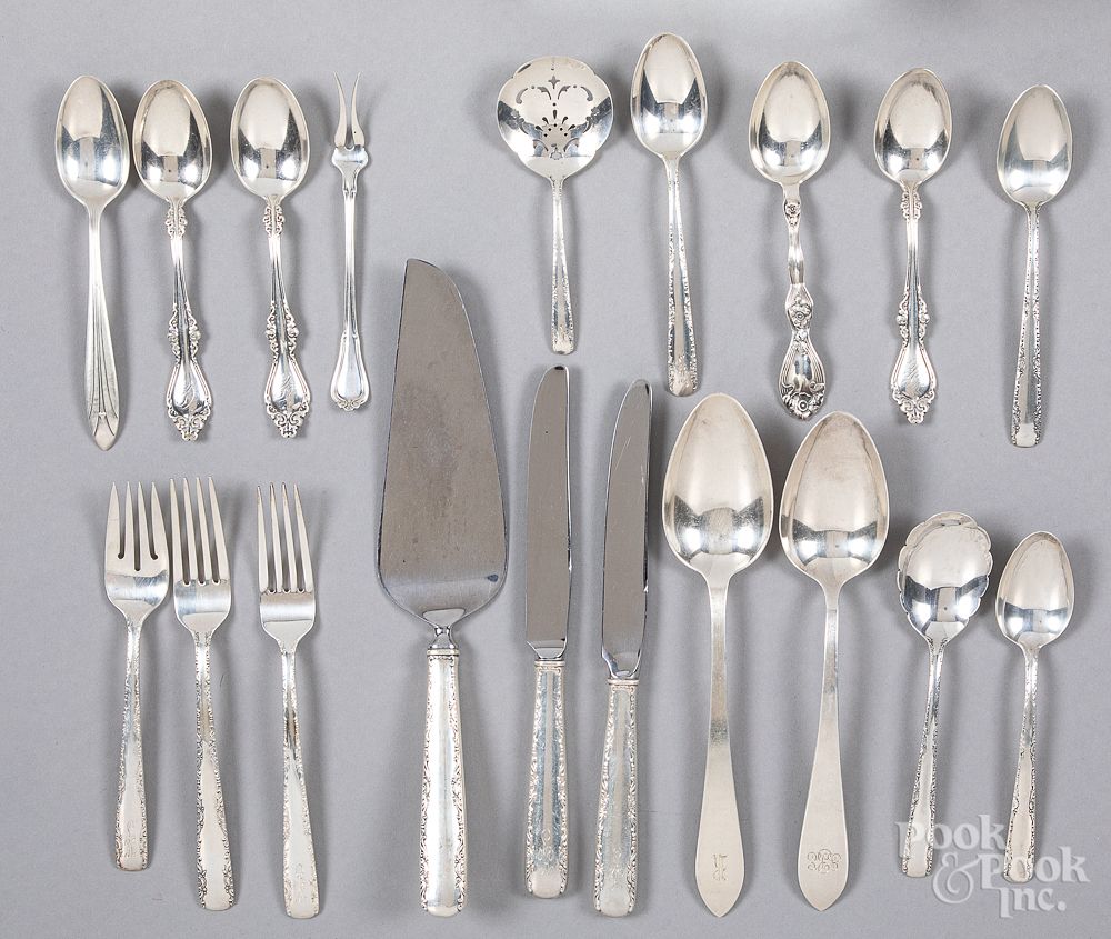 Appraisal: Sterling silver flatware Sterling silver flatware most Gorham Camellia pattern