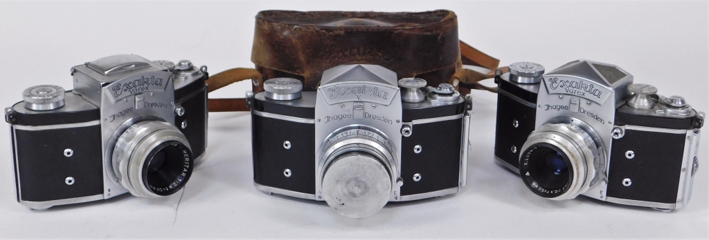 Appraisal: GROUP OF IHAGEE EXAKTA VAREX SLR CAMERAS Group of Ihagee