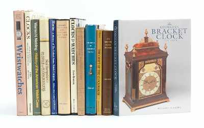 Appraisal: Twelve Clock Reference Books Lot includes The Georgian Bracket Clock