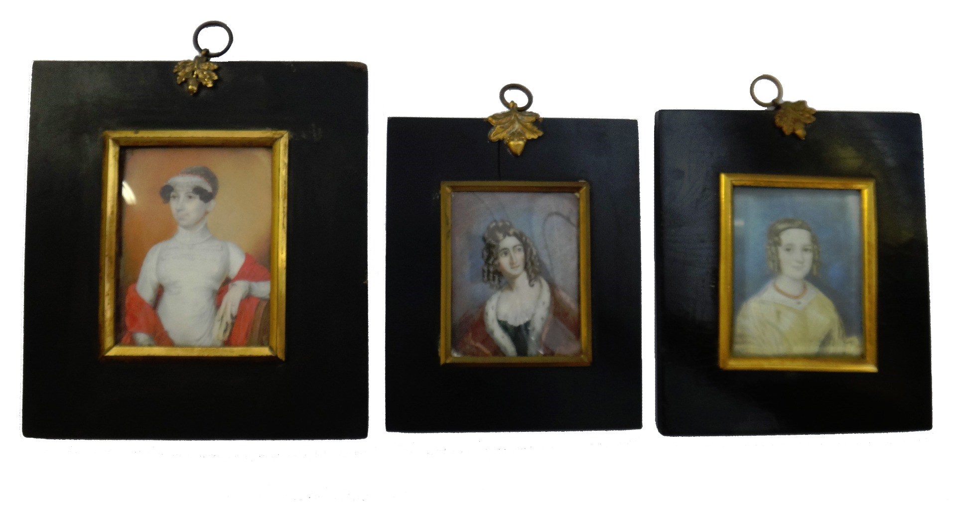 Appraisal: Du f th century French SchoolPortrait miniature on ivory of