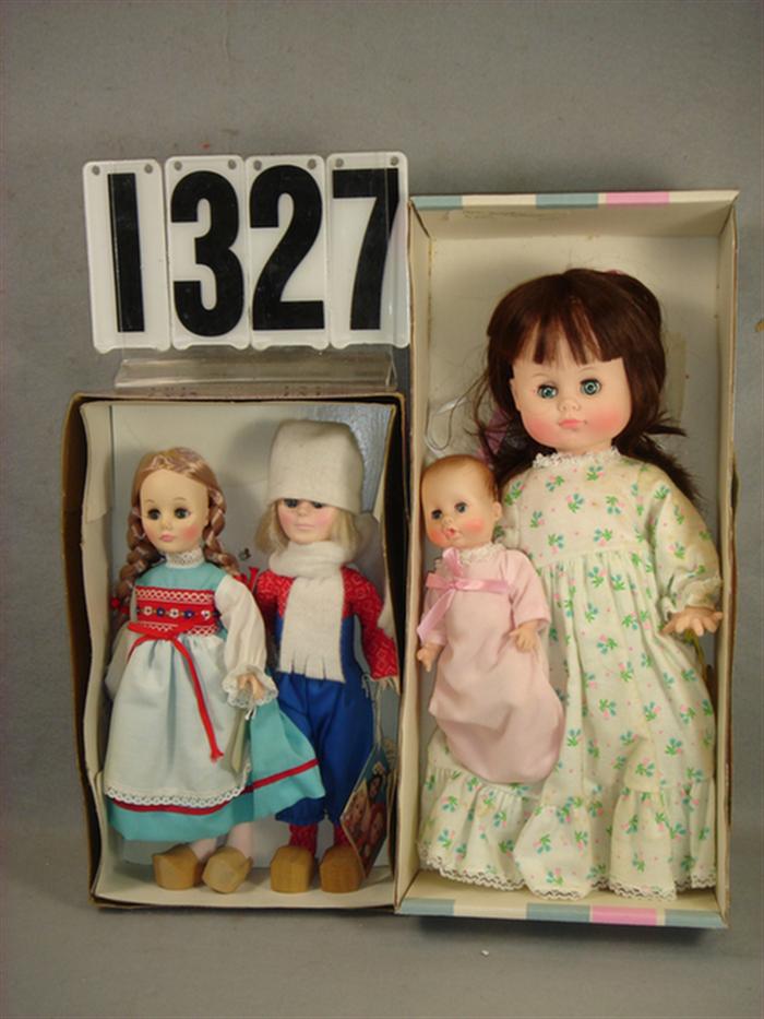 Appraisal: Lot of pairs of Effanbee dolls tall Dutch boy and