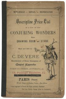 Appraisal: DeVere Charles Descriptive Price List of a Few of the