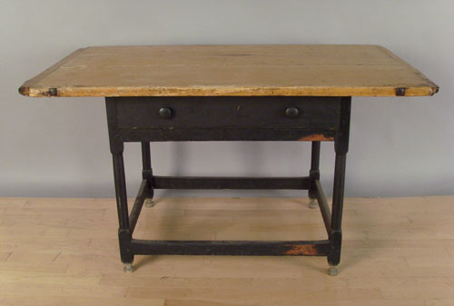 Appraisal: Custom pine tavern table h w d