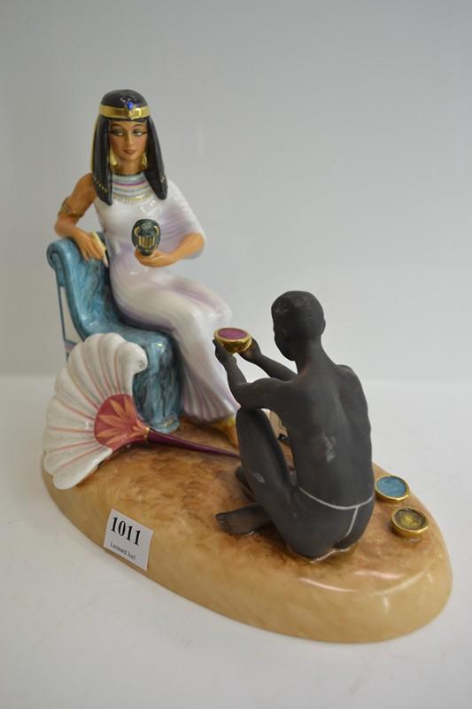 Appraisal: ROYAL DOULTON PORCELAIN FIGURE CLEOPATRA