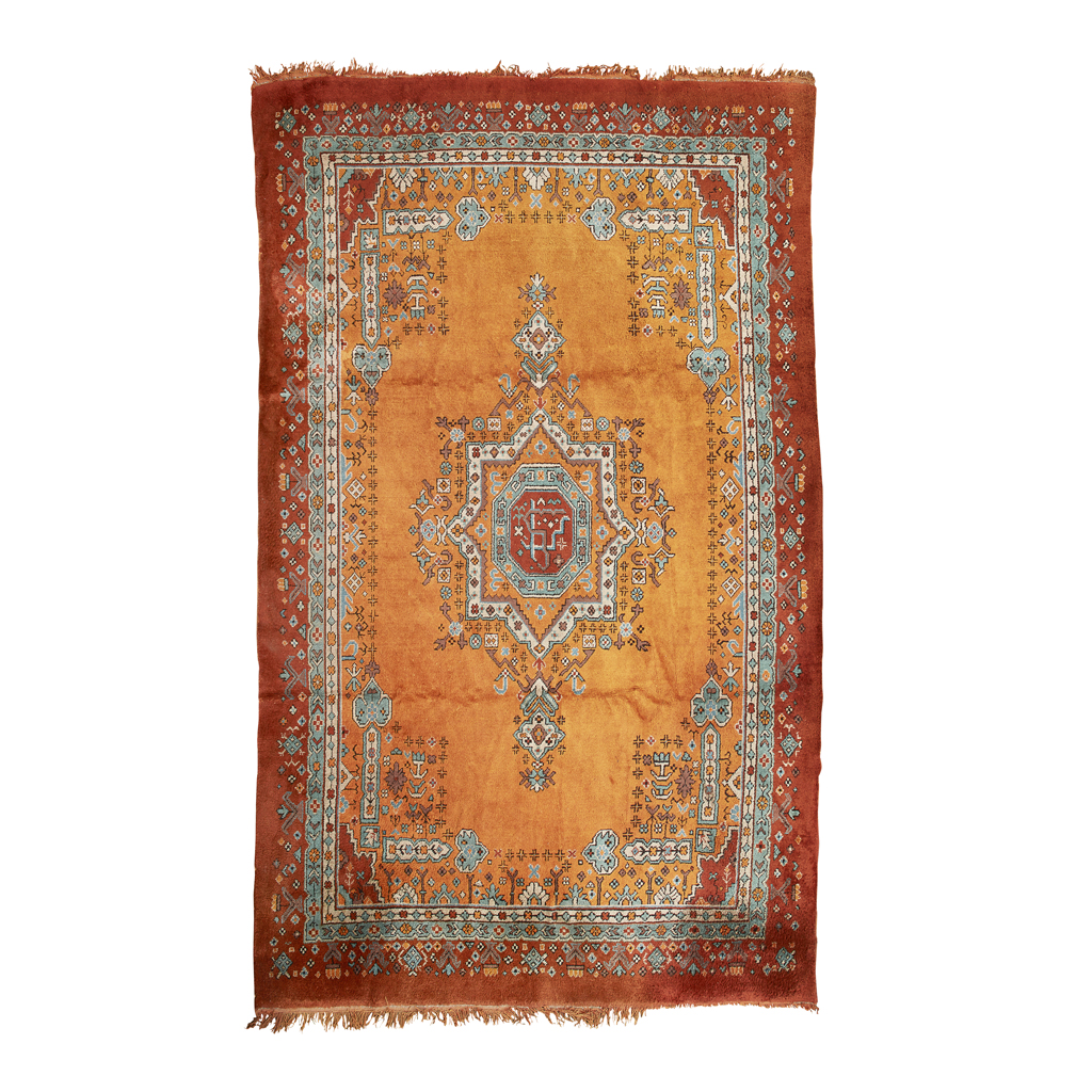 Appraisal: TWO USHAK CARPETS WEST ANATOLIA EARLY TH CENTURY one with