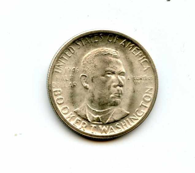 Appraisal: Booker T Washington C A roll of this commemorative silver