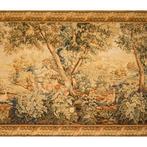 Appraisal: An Aubusson Wool Tapestry th Century feet inches x feet