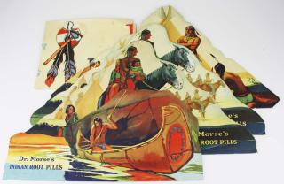 Appraisal: Dr Morse'S Indian Root Pills Litho Displays Poster Pcs Boxboard