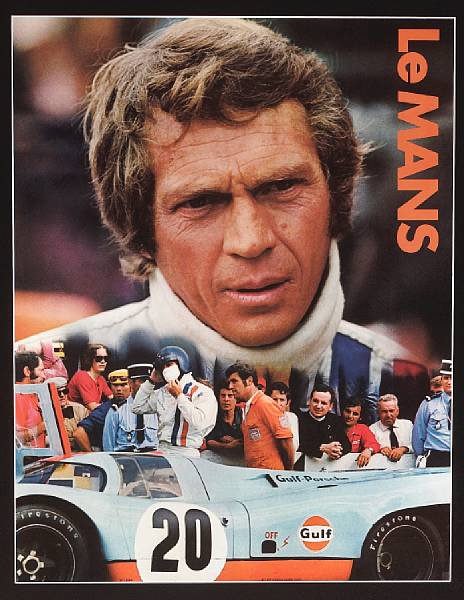 Appraisal: An original 'Le Mans' movie poster produced by Cinema Center