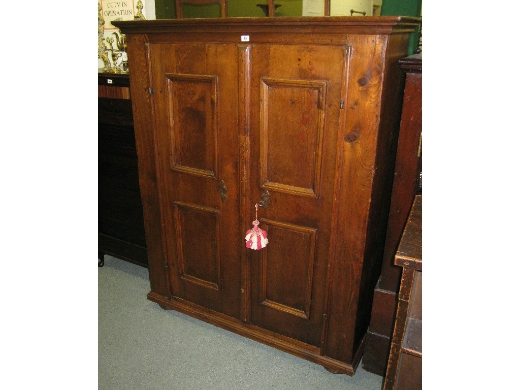 Appraisal: Pine two door armoire