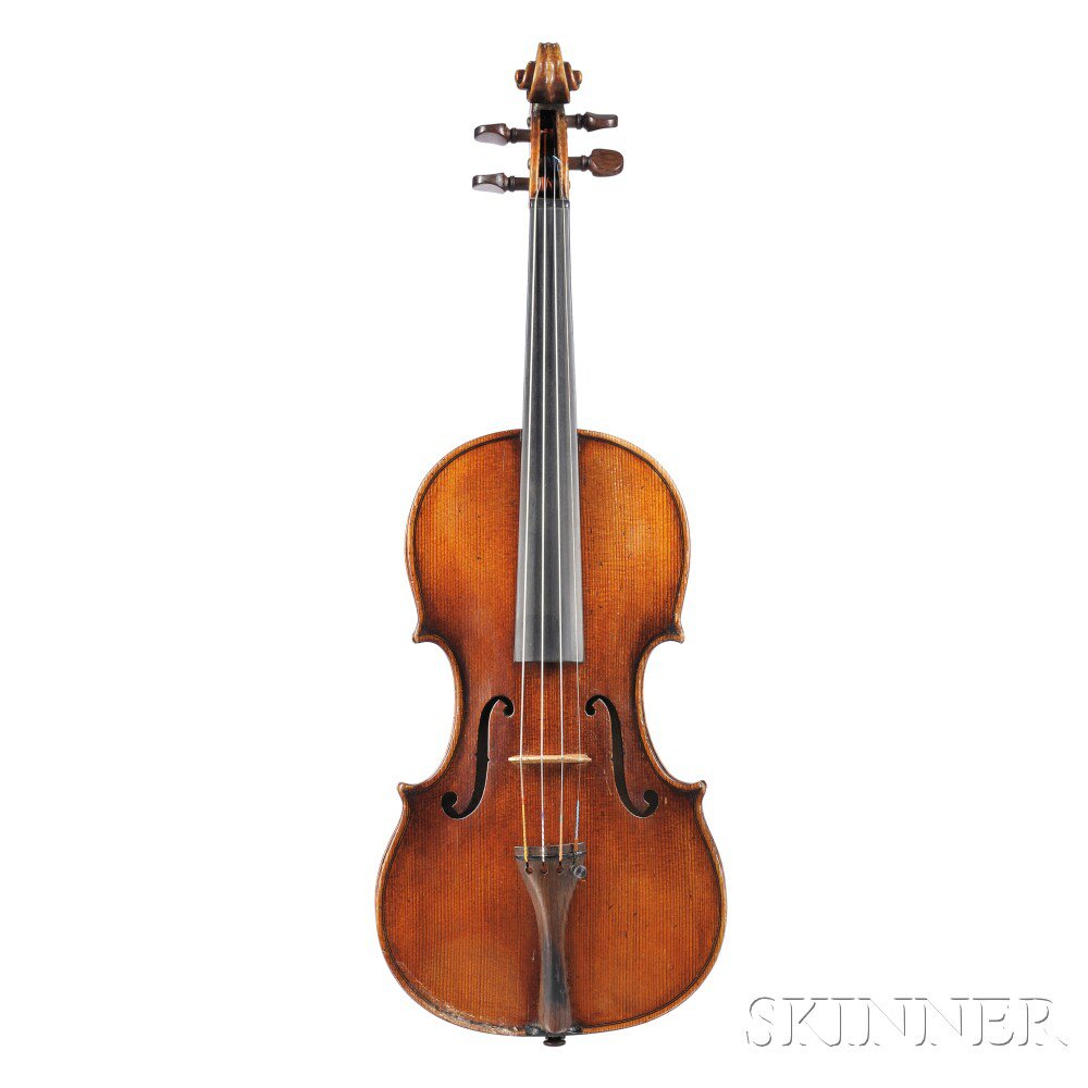 Appraisal: Italian Violin labeled ZOSIMO BERGONZI CREMONA length of two-piece back