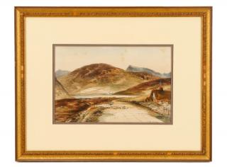 Appraisal: Henry Barlow Carter Loch Erne Watercolor Henry Barlow Carter British