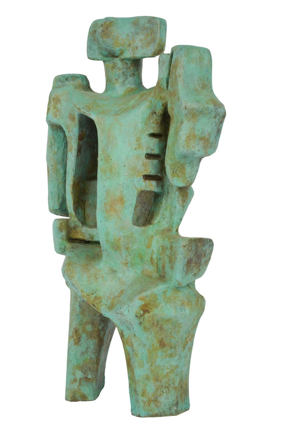 Appraisal: BARBARA BERETICH - ABSTRACT FIGUREbronze unsigned Provenance The Estate of