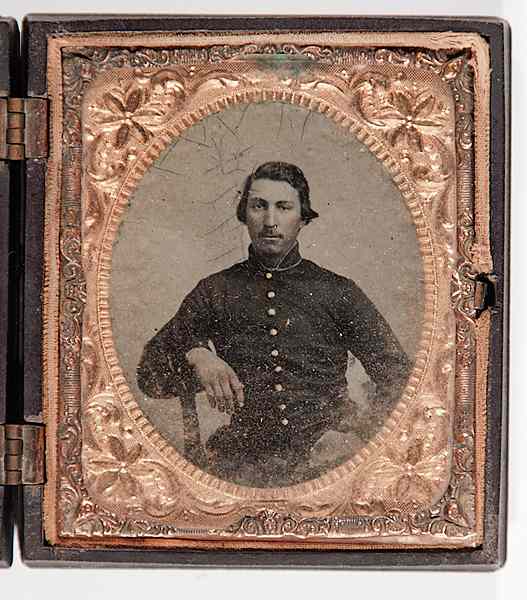 Appraisal: Civil War Archive John Buchanan Mass st Battn Cavalry Discharge