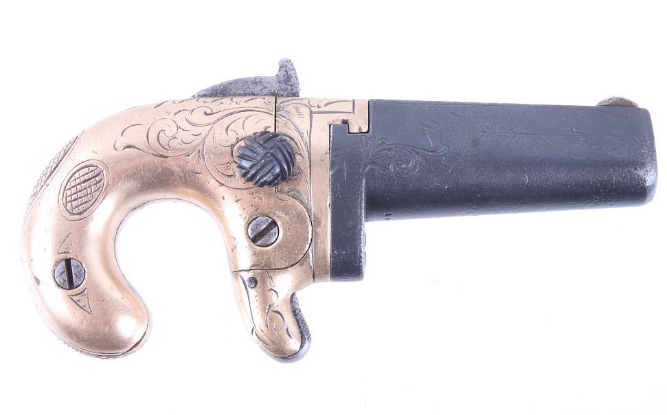 Appraisal: Engraved Moore's Patent Fire Arms No Derringer Featured in this