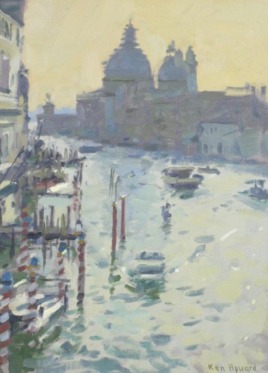 Appraisal: KEN HOWARD R A b On the Grand Canal Venice