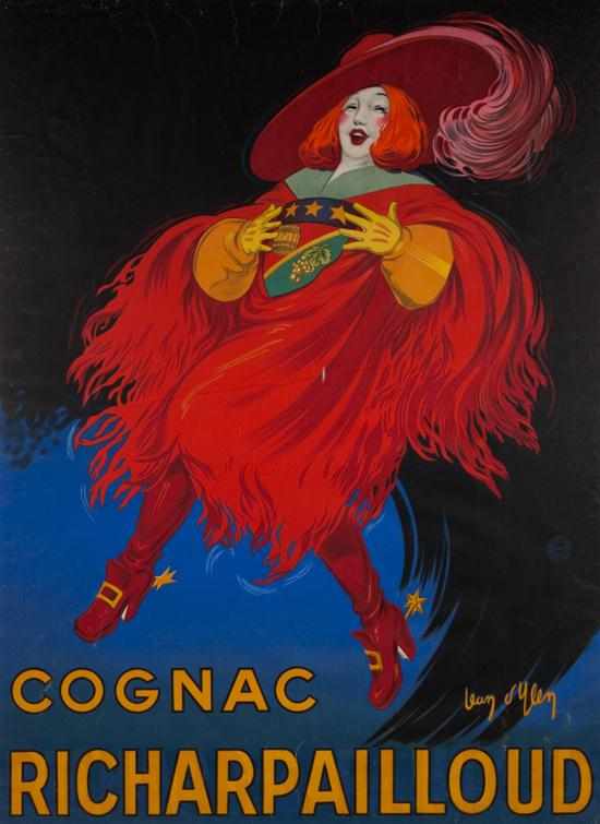 Appraisal: Jean D'Ylen French - ''Cognac Richarpailloud'' color lithographic advertising poster