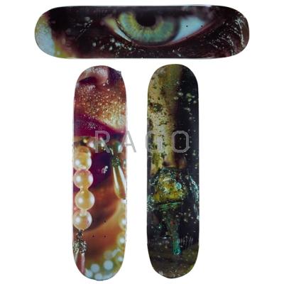 Appraisal: MARILYN A MINTER American b Three transfer-printed Supreme skateboard decks