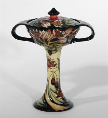 Appraisal: Symphony' a Moorcroft Pottery Collectors Club twin-handled chalice and cover