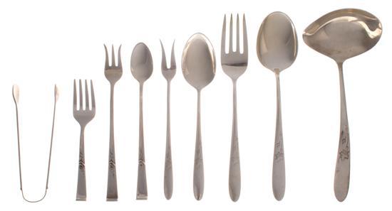 Appraisal: A Collection of American Sterling Silver Flatware Reed and Barton