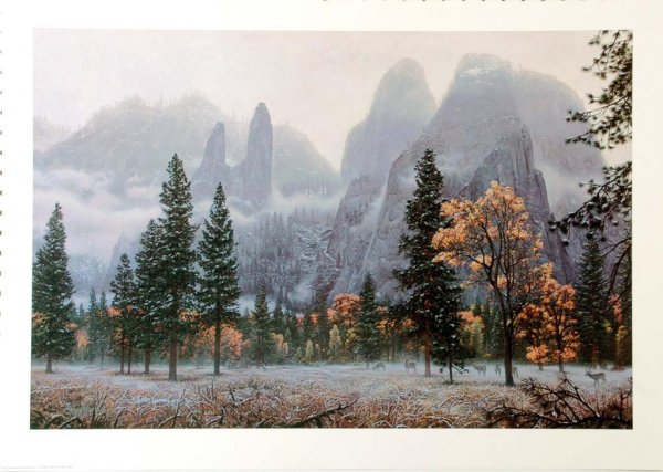 Appraisal: Stephen Lyman American - Limited Edition print Cathedral Snow Signed