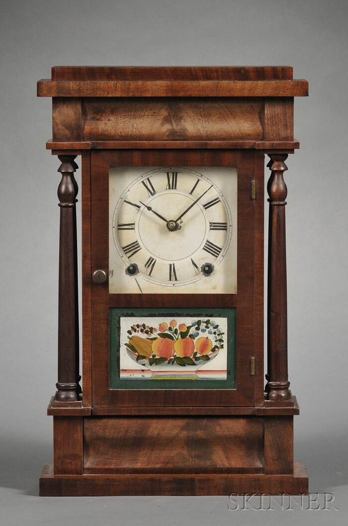 Appraisal: Seth Thomas Miniature Mahogany Shelf Clock Plymouth Hollow Connecticut c