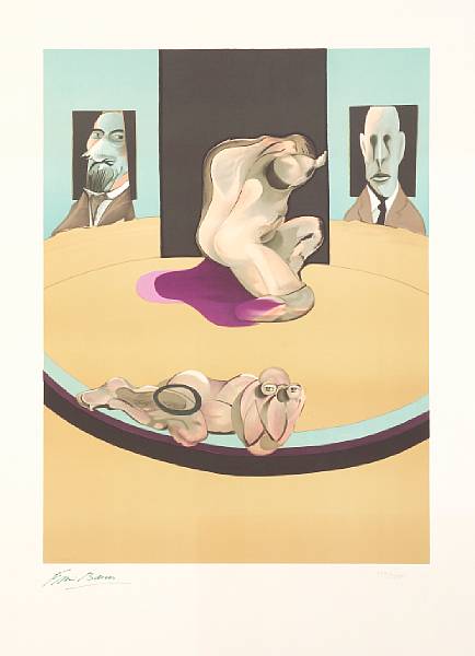 Appraisal: Francis Bacon British - Metropolitan Lithograph printed in colors on