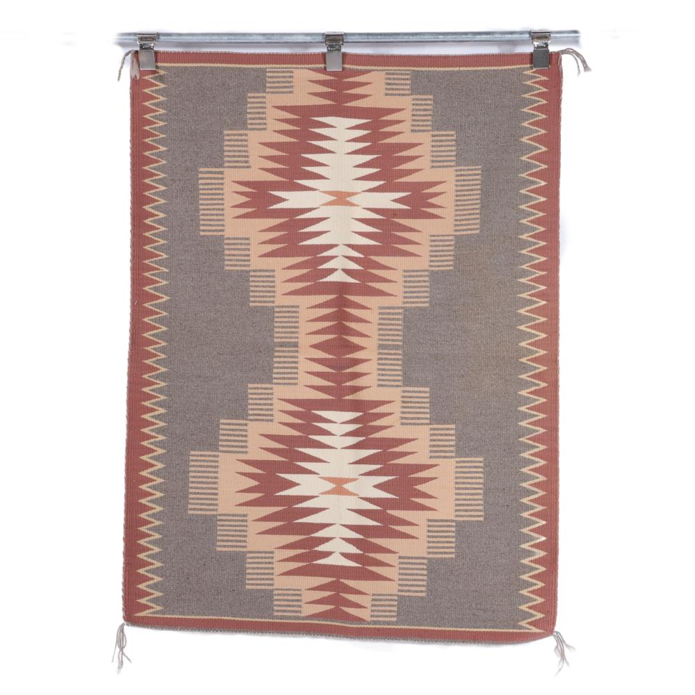 Appraisal: NAVAJO CHINLE RUG WEAVING WITH VEGETAL AND NATURAL COLOR WOOL